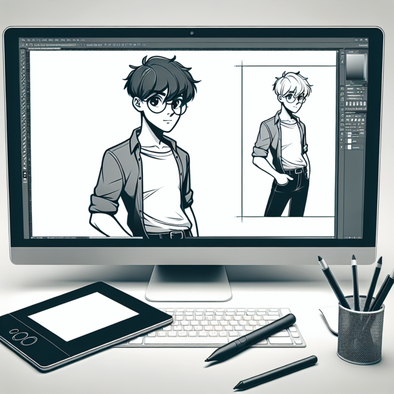 how to design simple characters digitally