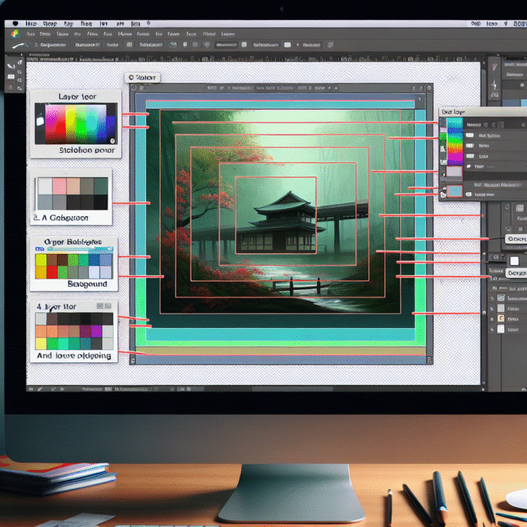 digital art layering techniques for beginners