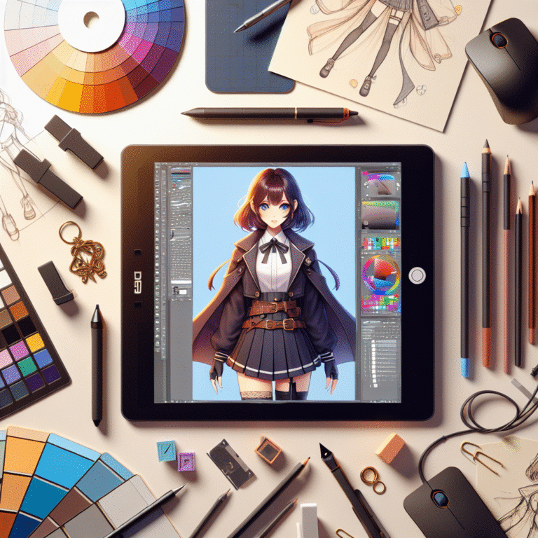 digital art tips for character outfits