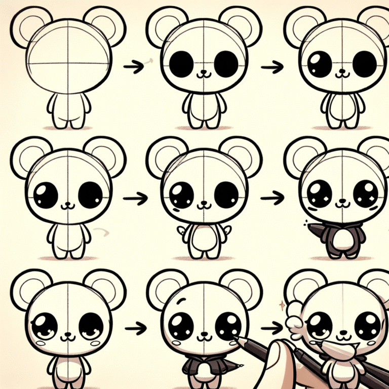 step-by-step cute character drawing guide
