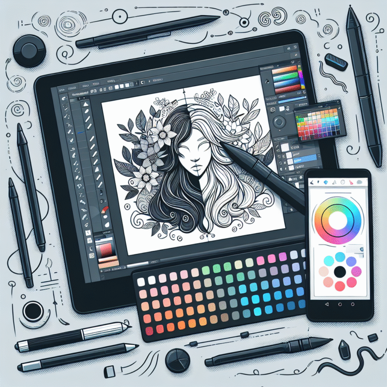 how to color digital drawings for beginners