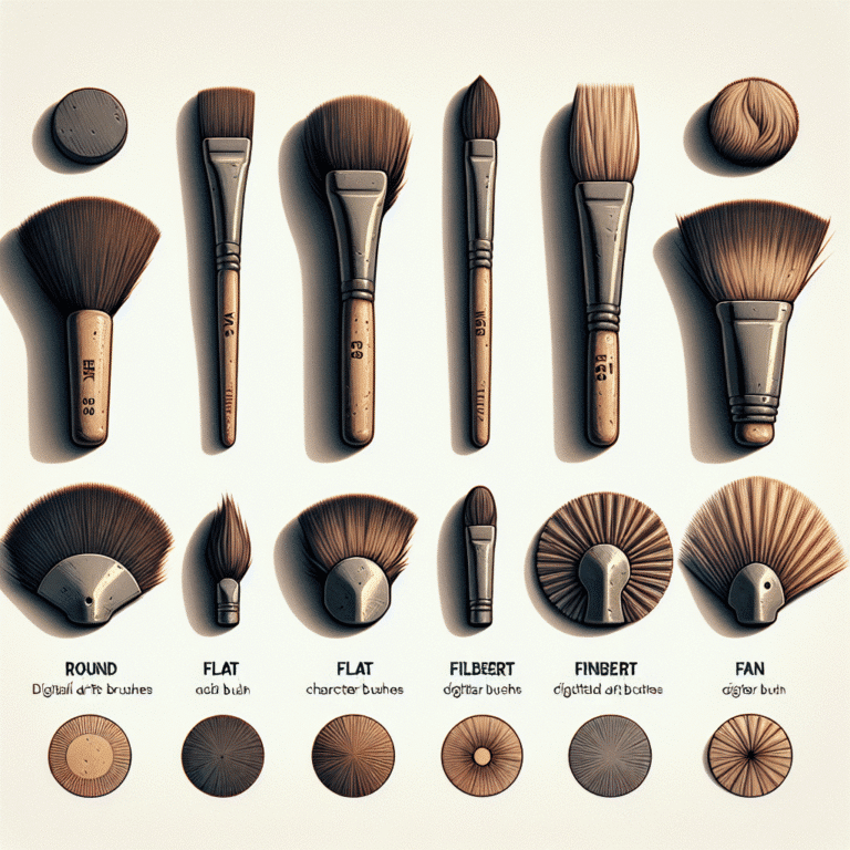 ideal brushes for creating digital character designs