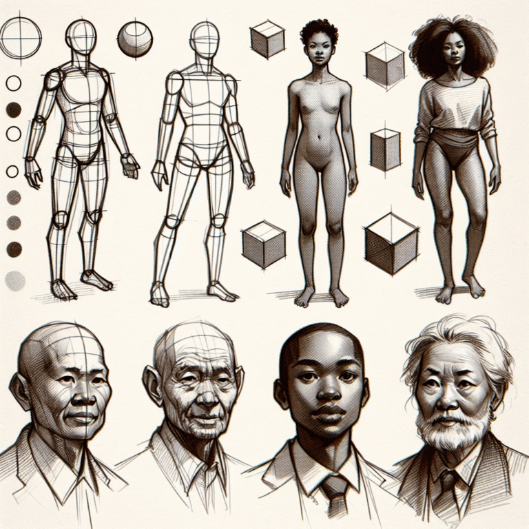 beginner character drawing exercises