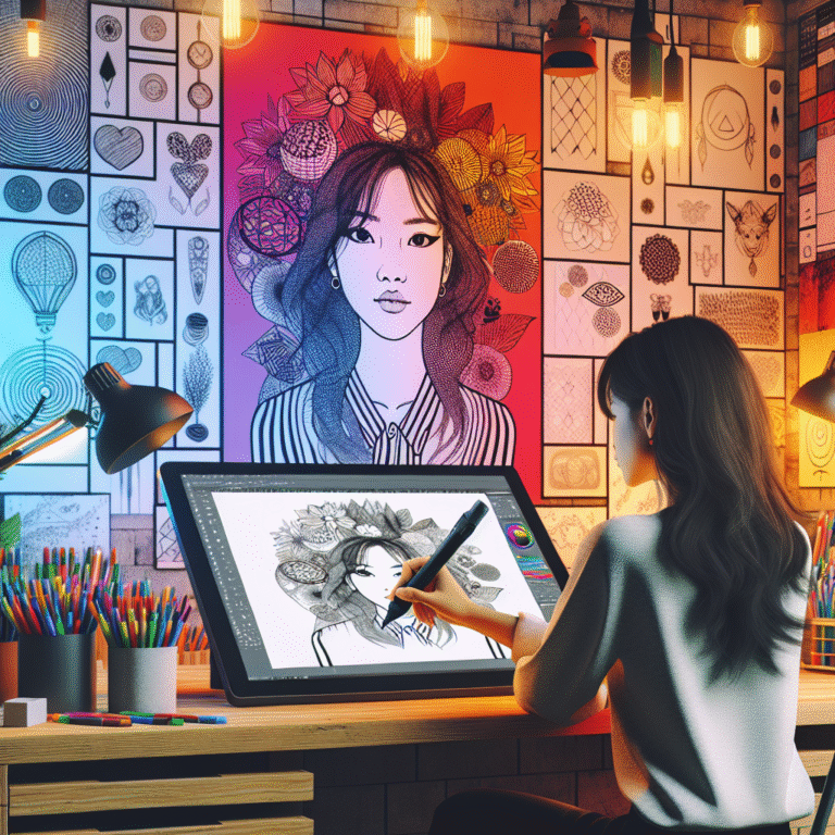digital line art tips for beginners