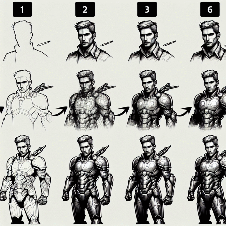 digital character creation step by step