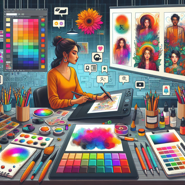 digital art blending techniques for beginners