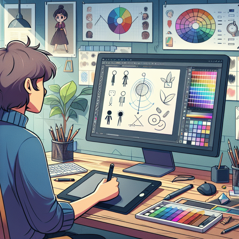 learning digital art in Krita for beginners