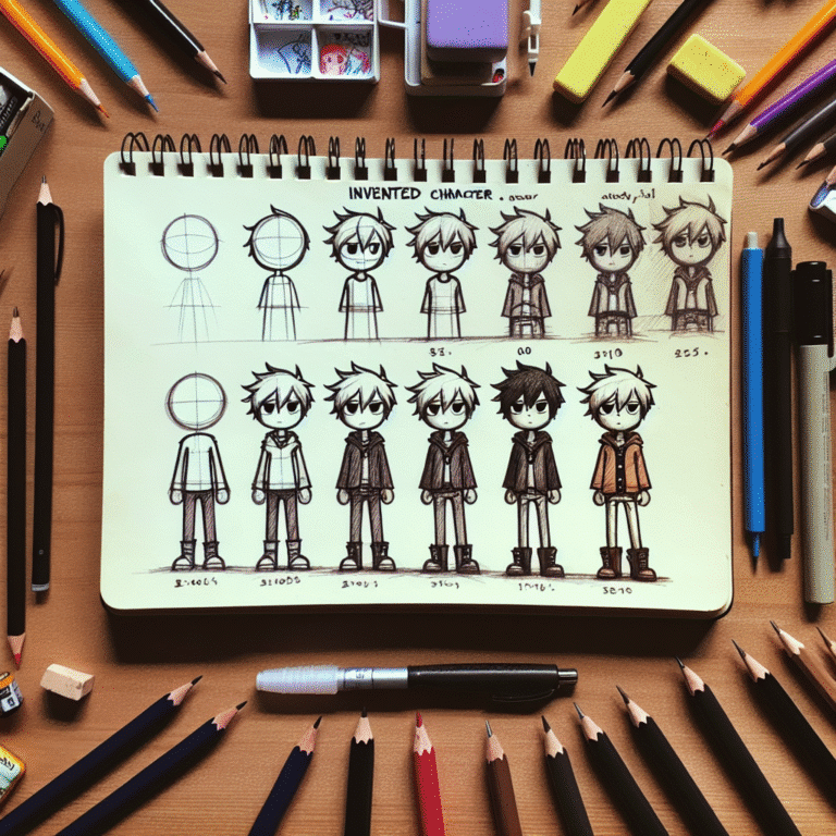 simple character concept art tutorials