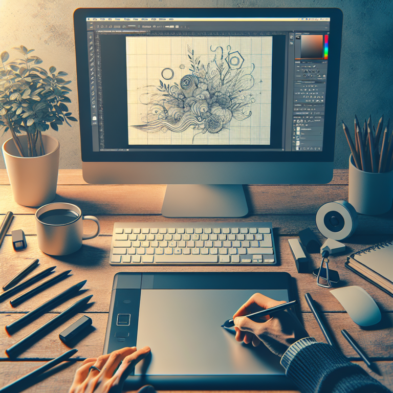 how to start digital drawing in Photoshop