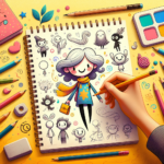 easy character drawing tutorials to boost creativity