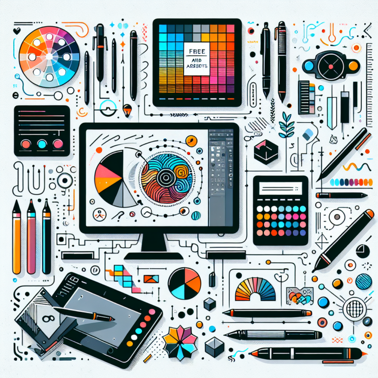 free fonts and assets for digital art projects