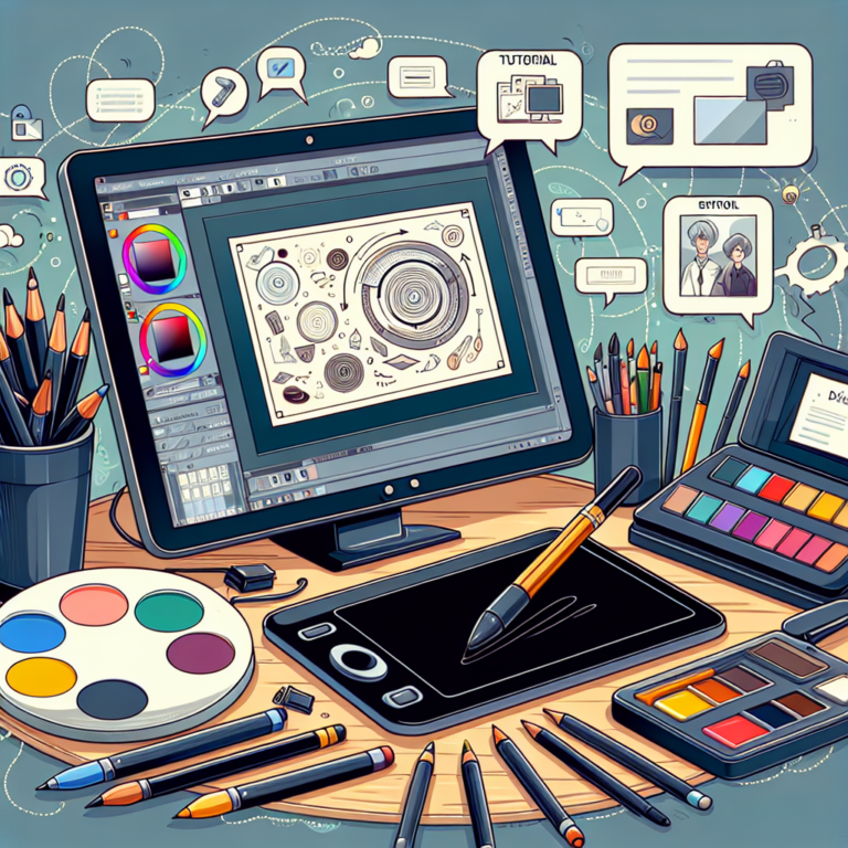 step-by-step beginner digital art projects