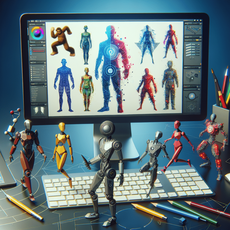 how to create digital characters for games with ease