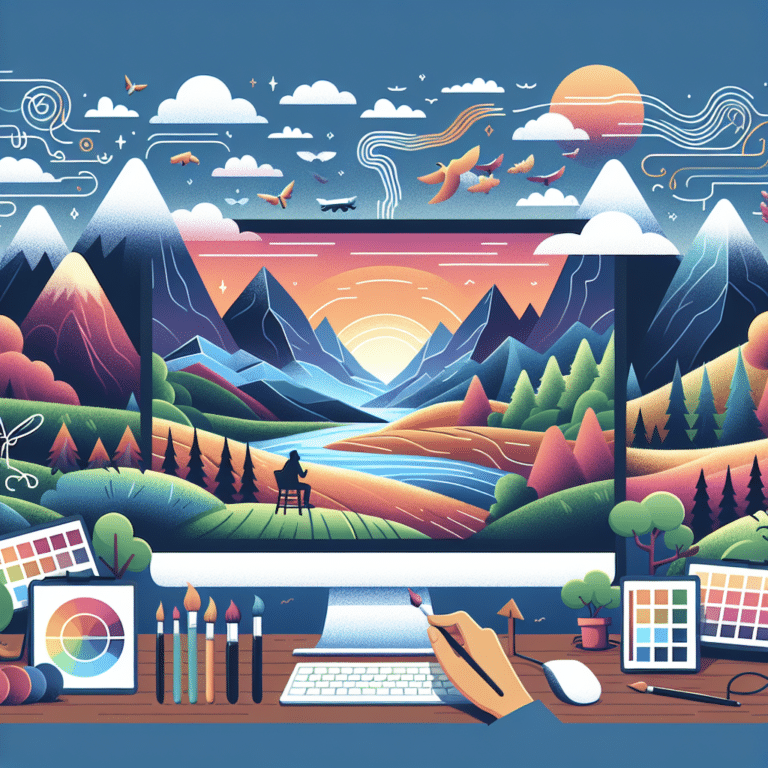 beginner tutorials for creating stunning digital landscapes in Photoshop