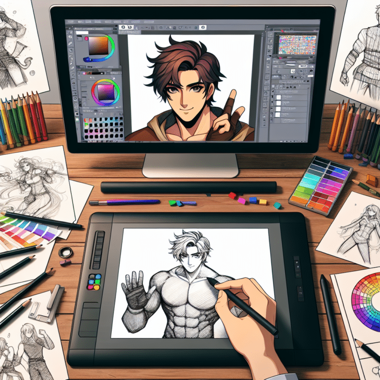 digital character coloring tips for beginners to enhance skills