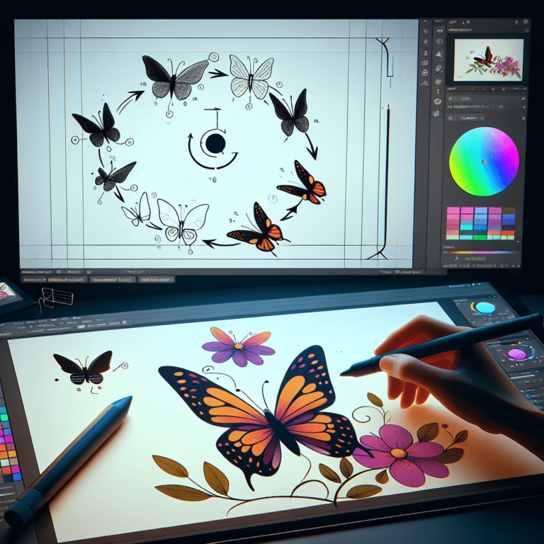 creating simple animations with your digital drawings