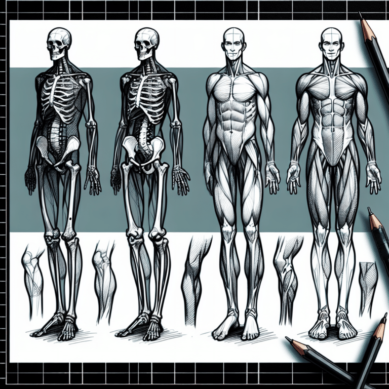 basic anatomy for character design digitally